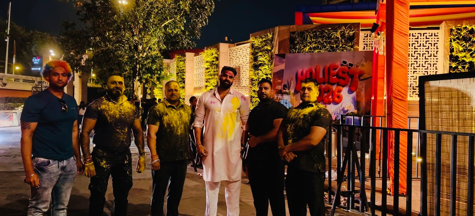 Bouncers of Capital India security team on duty at an event